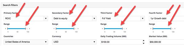 Quality Adjustment Filters